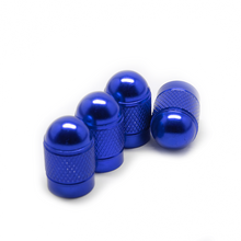 Afbeelding in Gallery-weergave laden, TT-products ventieldoppen Dark Blue Bullets aluminium 4 stuks donkerblauw