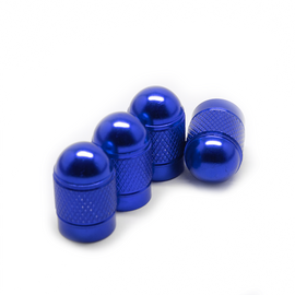 TT-products ventieldoppen Dark Blue Bullets aluminium 4 stuks donkerblauw