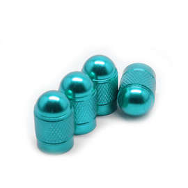 TT-products ventieldoppen Light Blue Bullets aluminium 4 stuks lichtblauw
