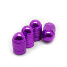 Afbeelding in Gallery-weergave laden, TT-products ventieldoppen Purple Bullets aluminium 4 stuks paars
