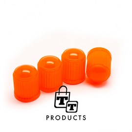 TT-products ventieldoppen kunststof rood 4 stuks