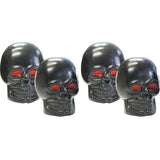 Foliatec ventieldoppen AirCaps Skull zwart 4 stuks