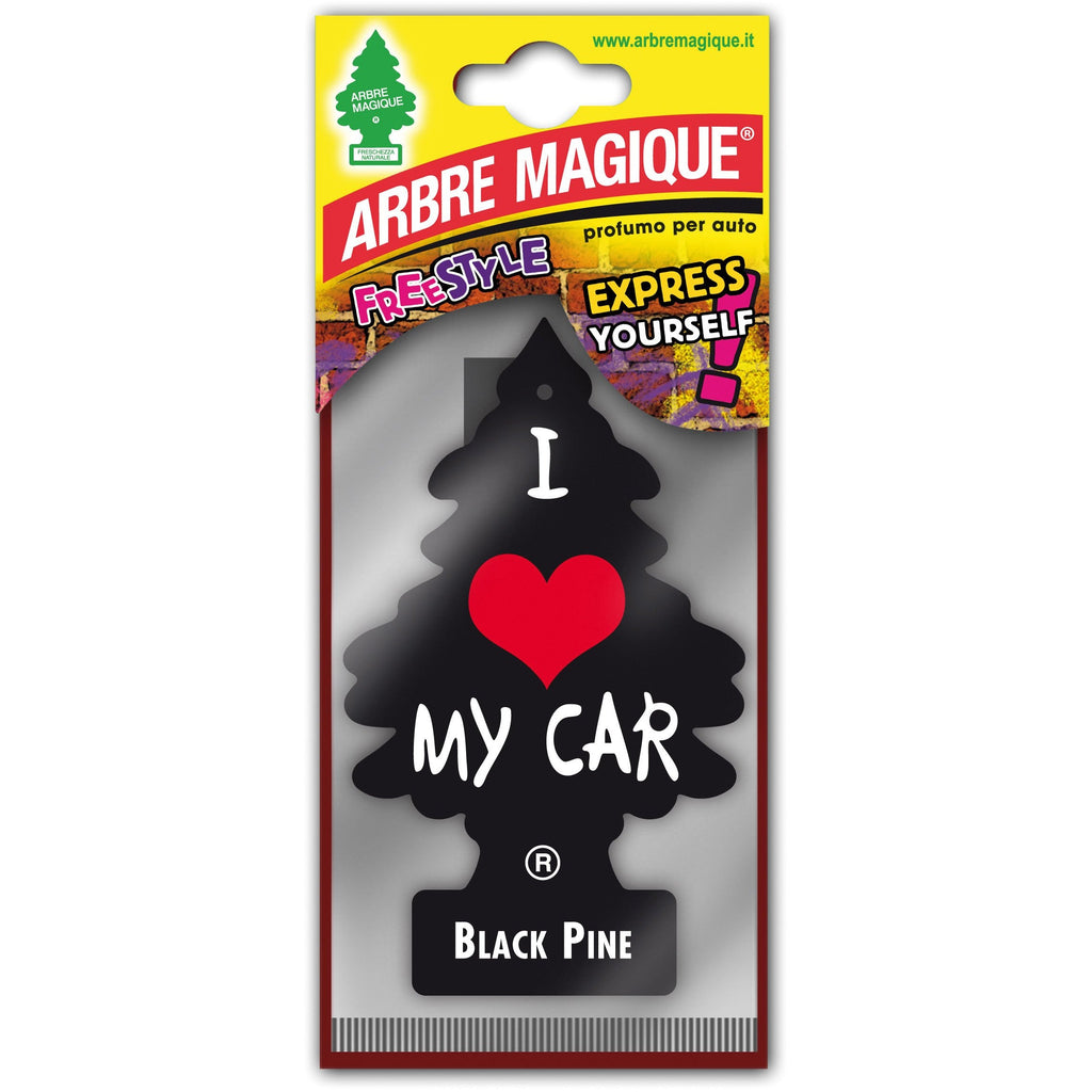 Arbre Magique Wonderboom luchtverfrisser Black Pine zwart