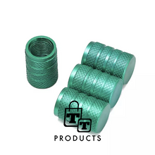 Afbeelding in Gallery-weergave laden, TT-products ventieldoppen 3-rings Green aluminium 4 stuks groen
