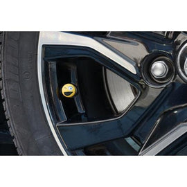 Simoni Racing Ventieldoppen Emoticons Geel 4 stuks