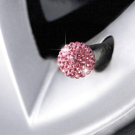 TT-products ventieldoppen Pink Diamond 4 stuks roze