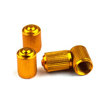 Afbeelding in Gallery-weergave laden, TT-products ventieldoppen Standaard Look aluminium 4 stuks goud