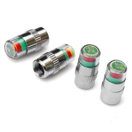 TT-products ventieldoppen met bandenspanningmeter (2.4 bar) 4 stuks