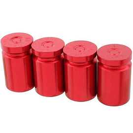 TT-products ventieldoppen kogel huls aluminium rood