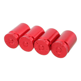 TT-products ventieldoppen kogel huls aluminium rood