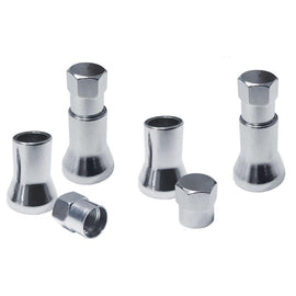 Simoni Racing ventieldoppen Chrome Valve Chroom 4 stuks