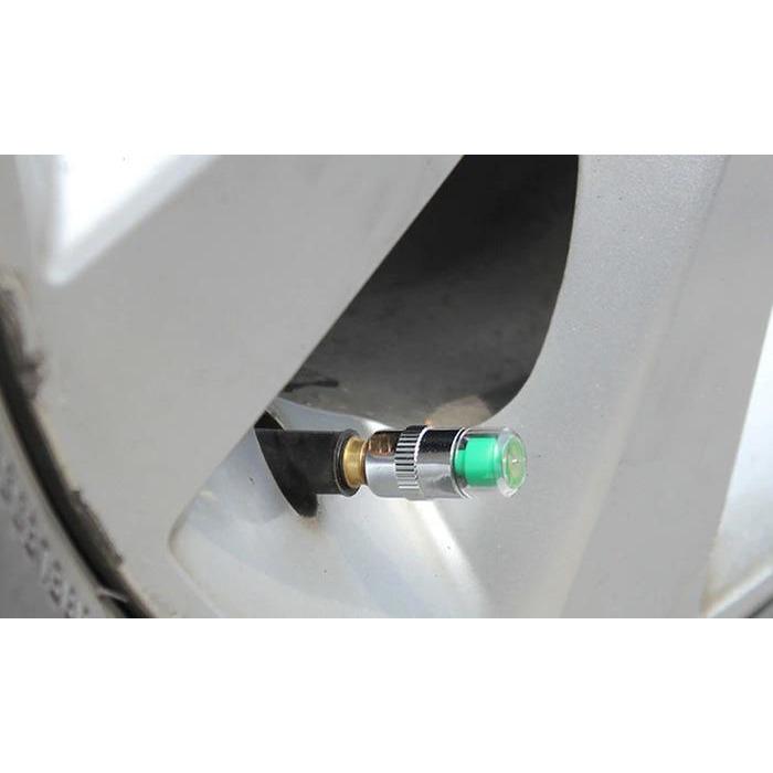TT-products ventieldoppen met bandenspanningmeter (2.4 bar) 4 stuks