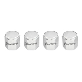 Simoni Racing ventieldoppen Arcade Aluminium Wit 4 stuks