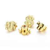 TT-products ventieldoppen Dollar sign goud 4 stuks