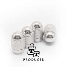 Afbeelding in Gallery-weergave laden, TT-products ventieldoppen Silver Bullets aluminium 4 stuks zilver