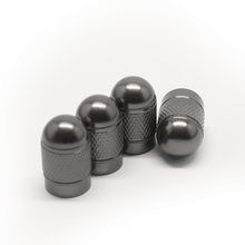 Afbeelding in Gallery-weergave laden, TT-products ventieldoppen Grey Bullets aluminium 4 stuks grijs