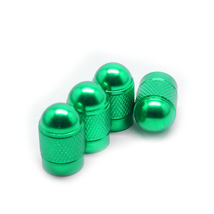 TT-products ventieldoppen Green Bullets aluminium 4 stuks groen