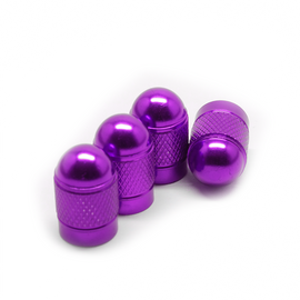 TT-products ventieldoppen Purple Bullets aluminium 4 stuks paars