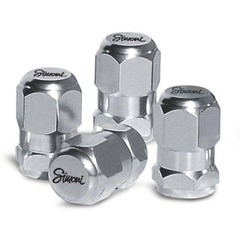 Simoni Racing ventieldoppen Chrome Exagonal 4 stuks