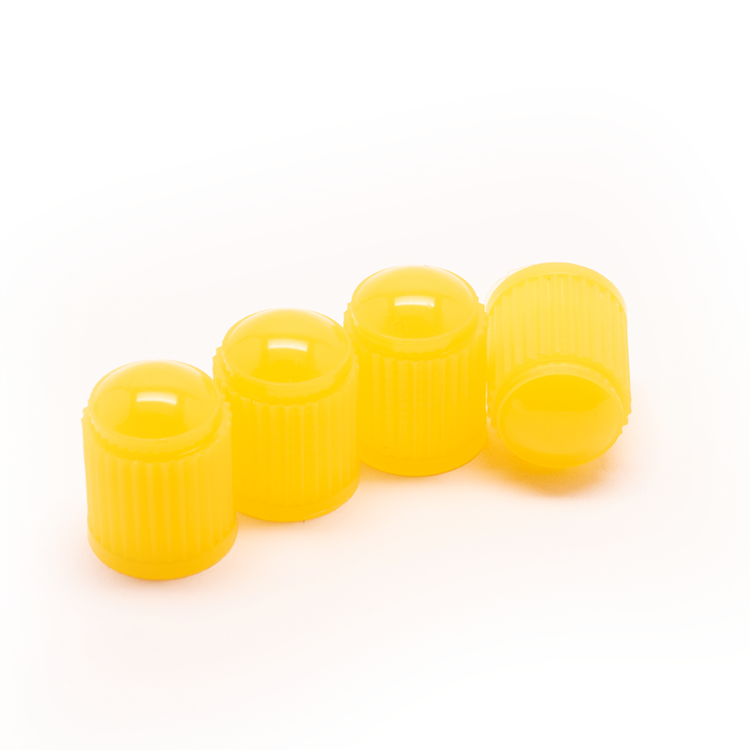 TT-products ventieldoppen kunststof geel 4 stuks