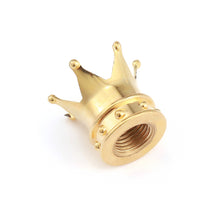 Afbeelding in Gallery-weergave laden, TT-products ventieldoppen Gold Crown goud 4 stuks