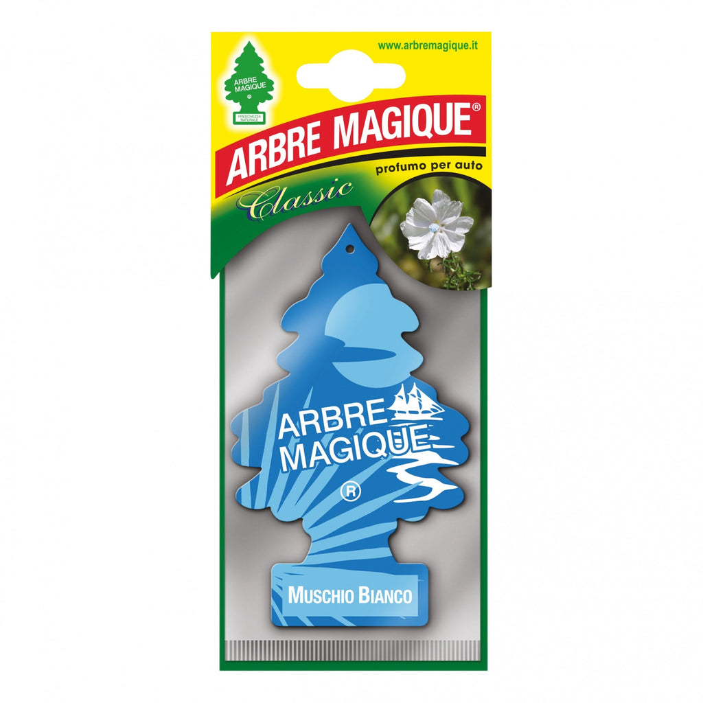 Arbre Magique Wonderboom luchtverfrisser Muschio Bianco blauw