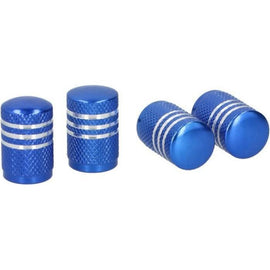 Dunlop ventieldoppen AV aluminium blauw 4 stuks