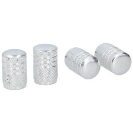 Dunlop ventieldoppen AV aluminium zilver 4 stuks