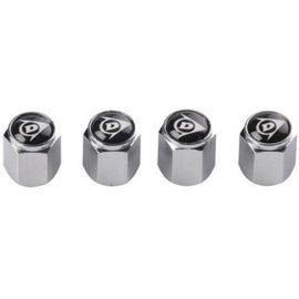 Dunlop ventieldoppen AV zilver legering 4 stuks