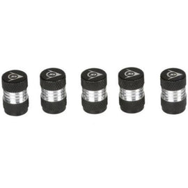 Dunlop ventieldoppen AV aluminium zwart 5 stuks