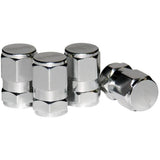 Foliatec ventieldoppen AirCaps Hexagon aluminium zilver 4 stuks