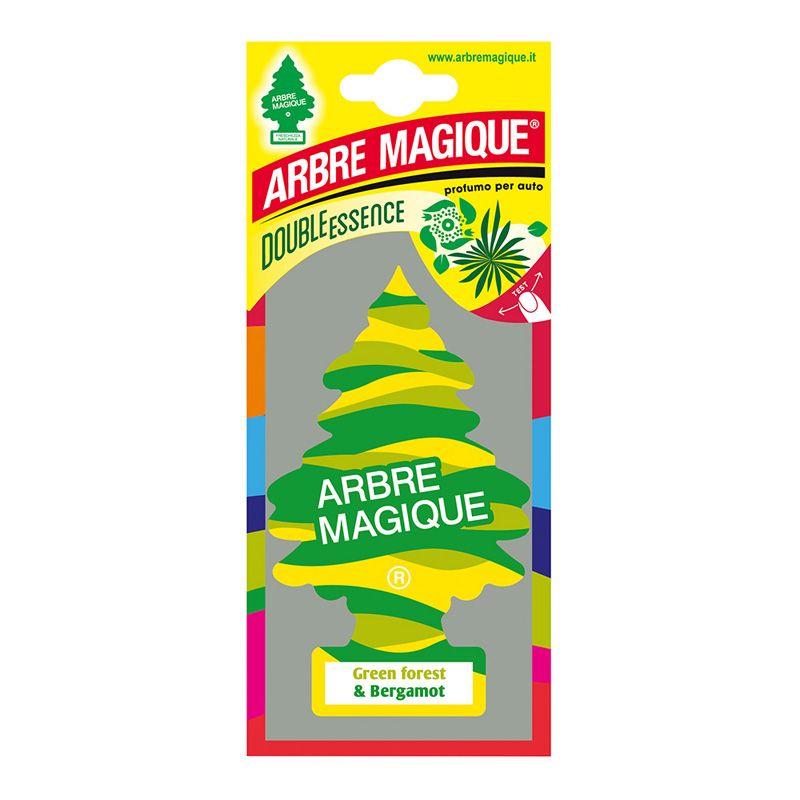 Arbre Magique Wonderboom luchtverfrisser Forest & Bergamot groen/geel